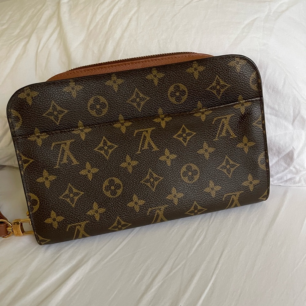 Louis Vuitton Monogram Belt Bag in Brown and Tan